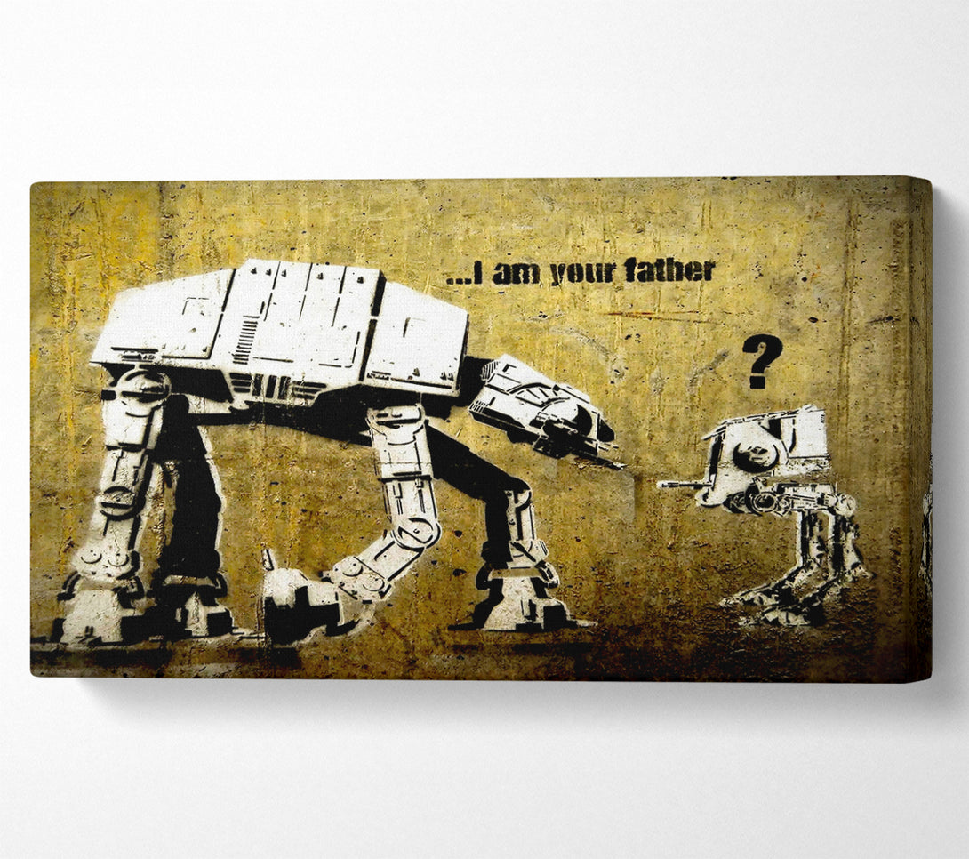  A Canvas Print of Banksy I Am Your Father Canvas Wall Art