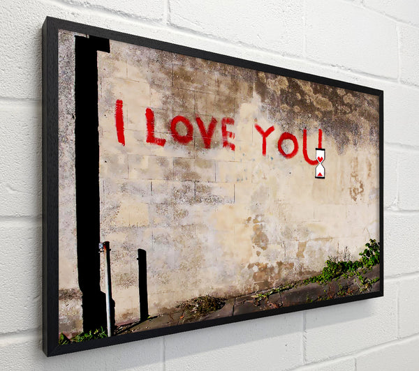 Banksy I Love You Timer