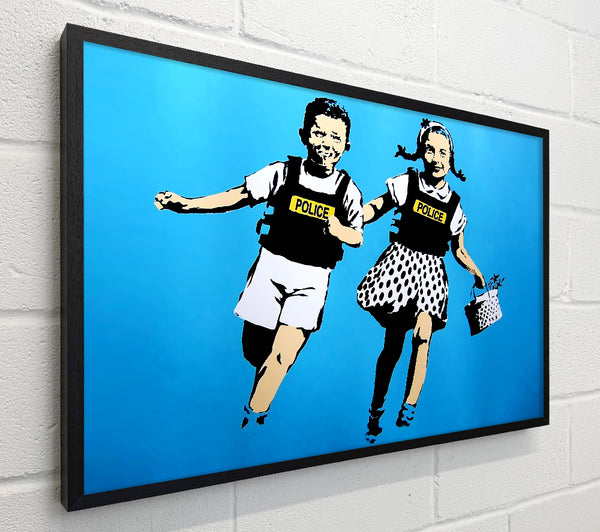 Banksy Jack And Gill Blue