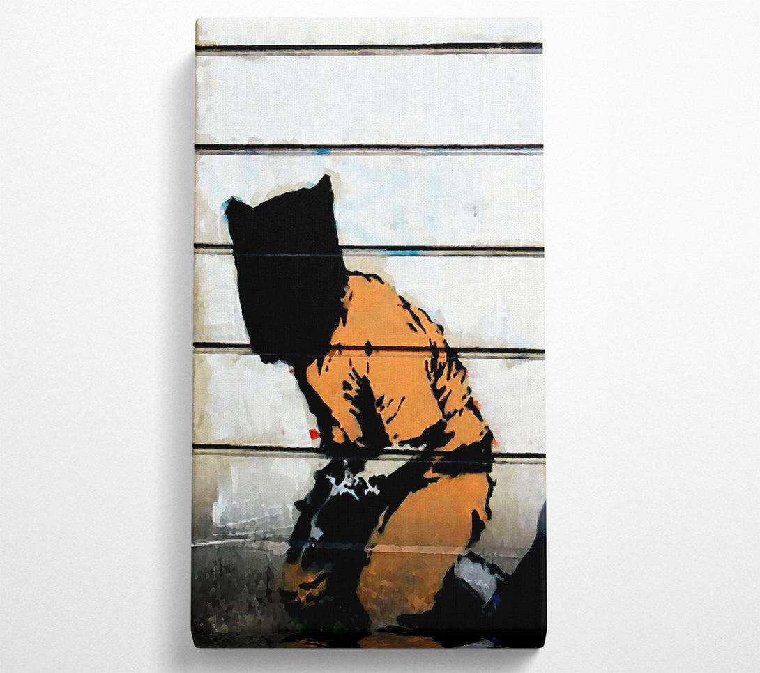  A Canvas Print of Banksy Jail Rat Canvas Print
