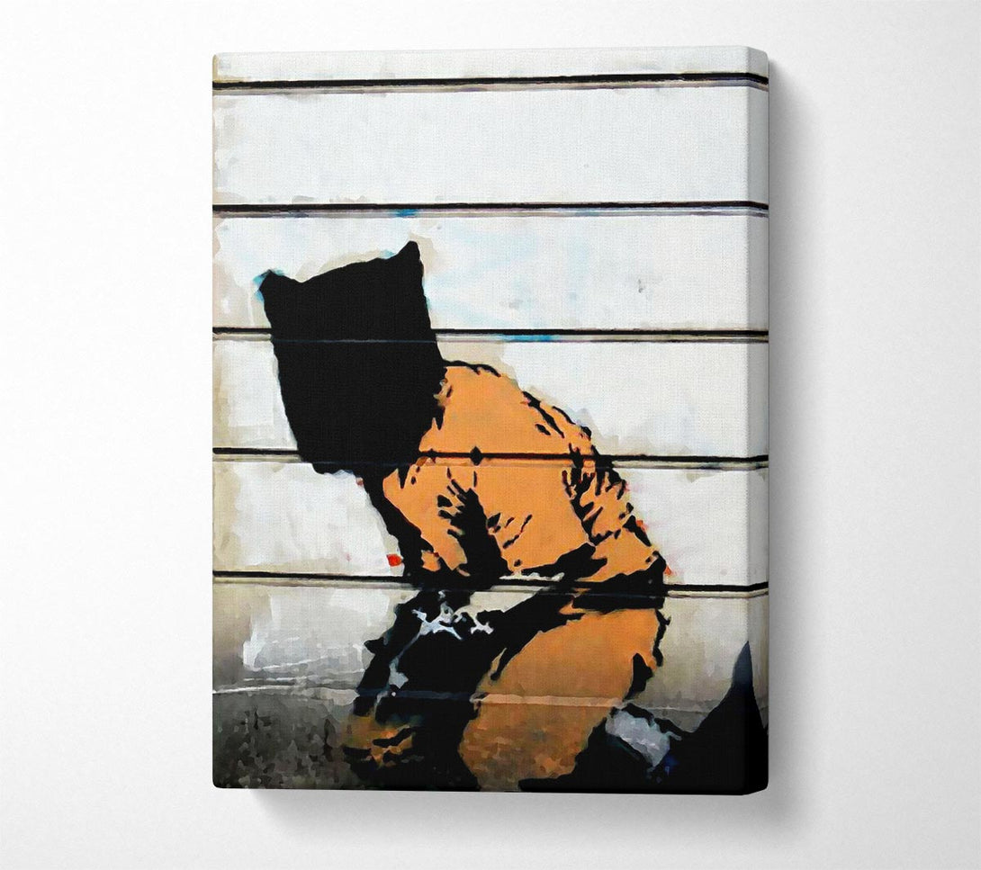  A Canvas Print of Banksy Jail Rat Canvas Print