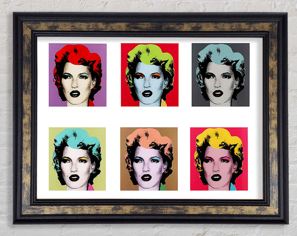 Kate Moss 6 Framed Print