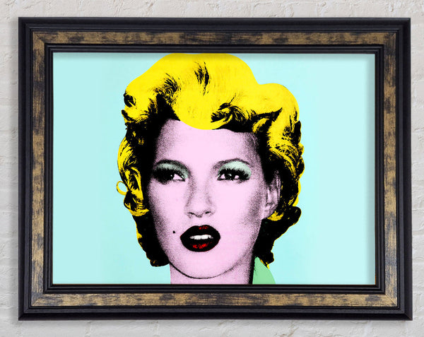 Kate Moss Framed Print