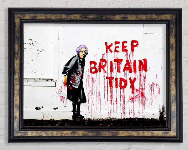 Keep Britain Tidy Framed Print