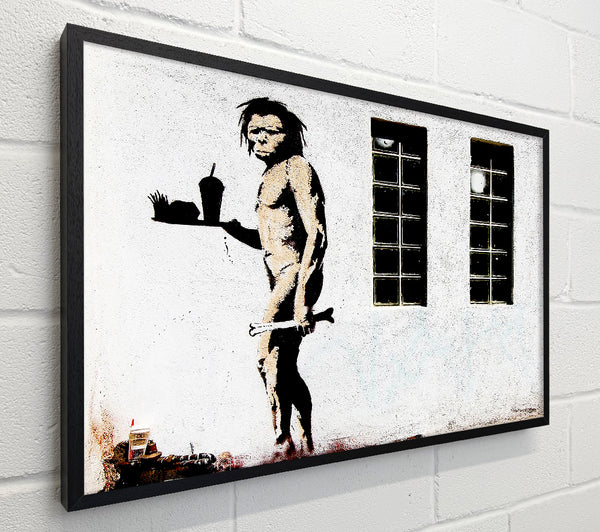 Banksy Mcdonald Caveman