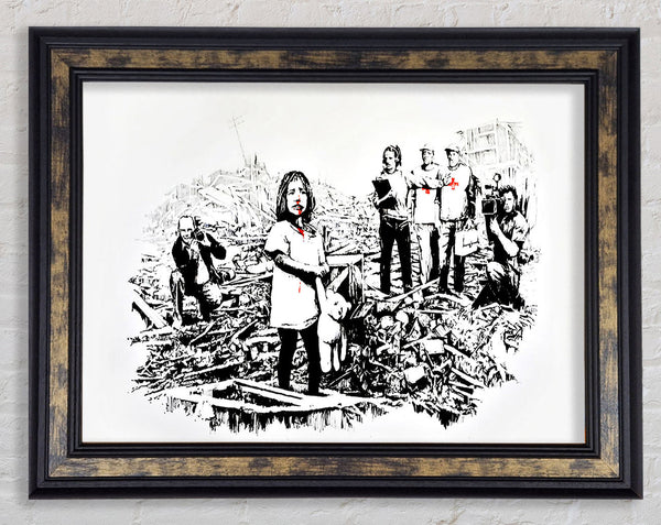 Media Hunter Framed Print