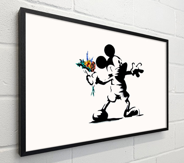 Banksy Micky The Flower Thrower