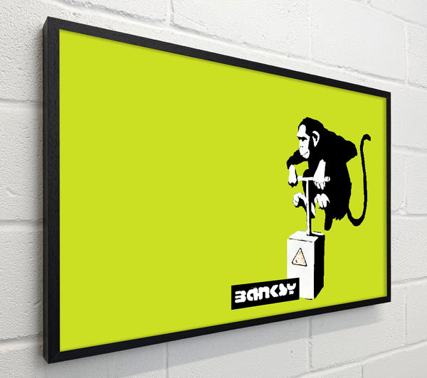 Banksy Monkey Detonator Lime