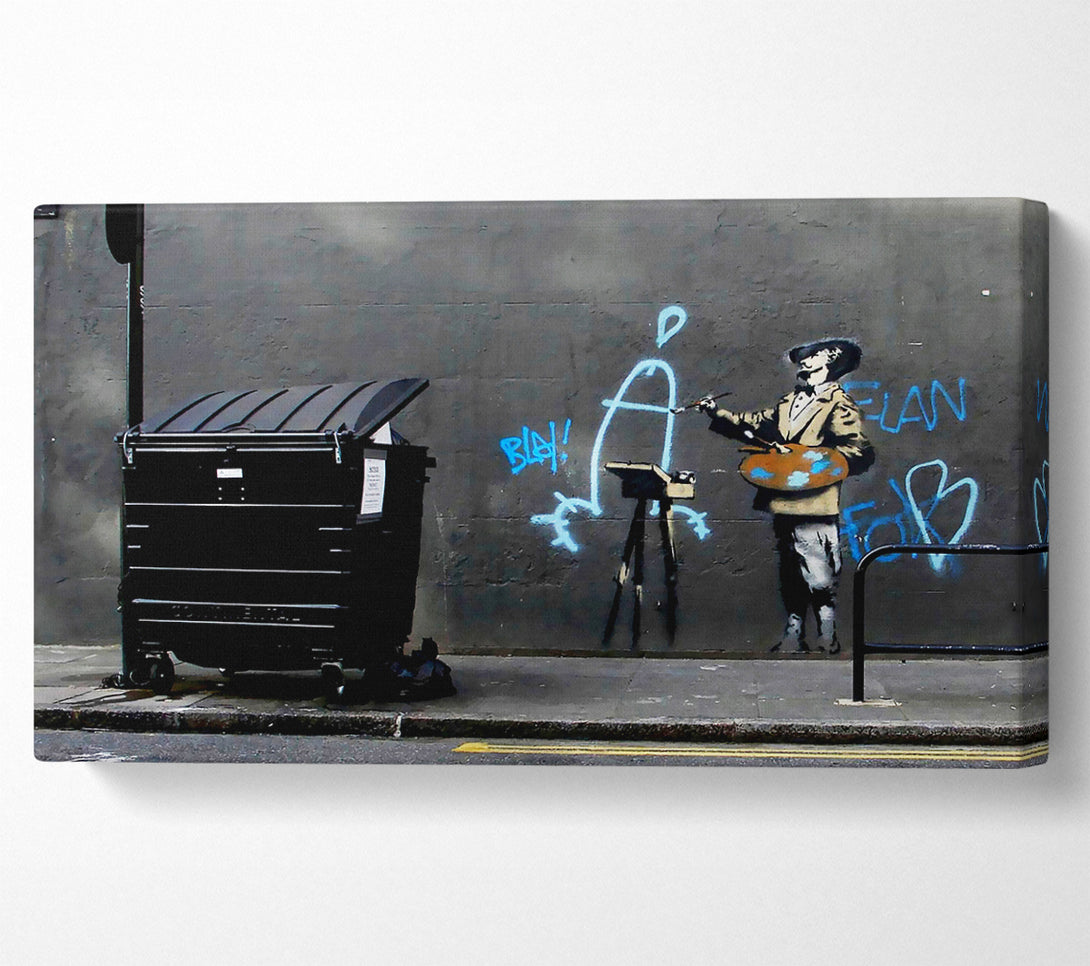  A Canvas Print of Banksy New Age Artist Canvas Wall Art