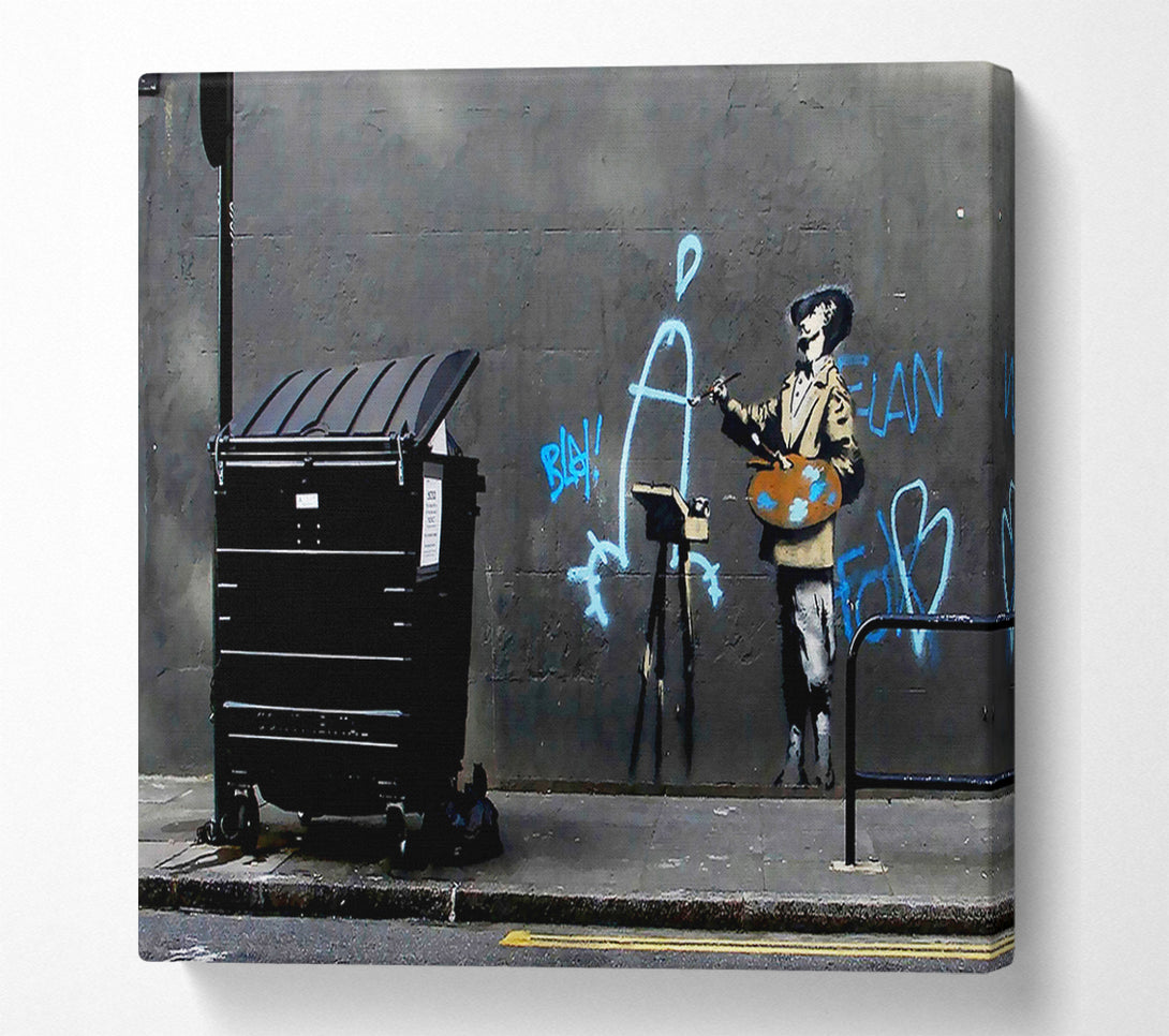  A Canvas Print of Banksy New Age Artist Canvas Wall Art