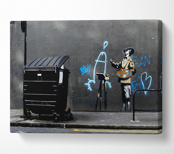  A Canvas Print of Banksy New Age Artist Canvas Wall Art