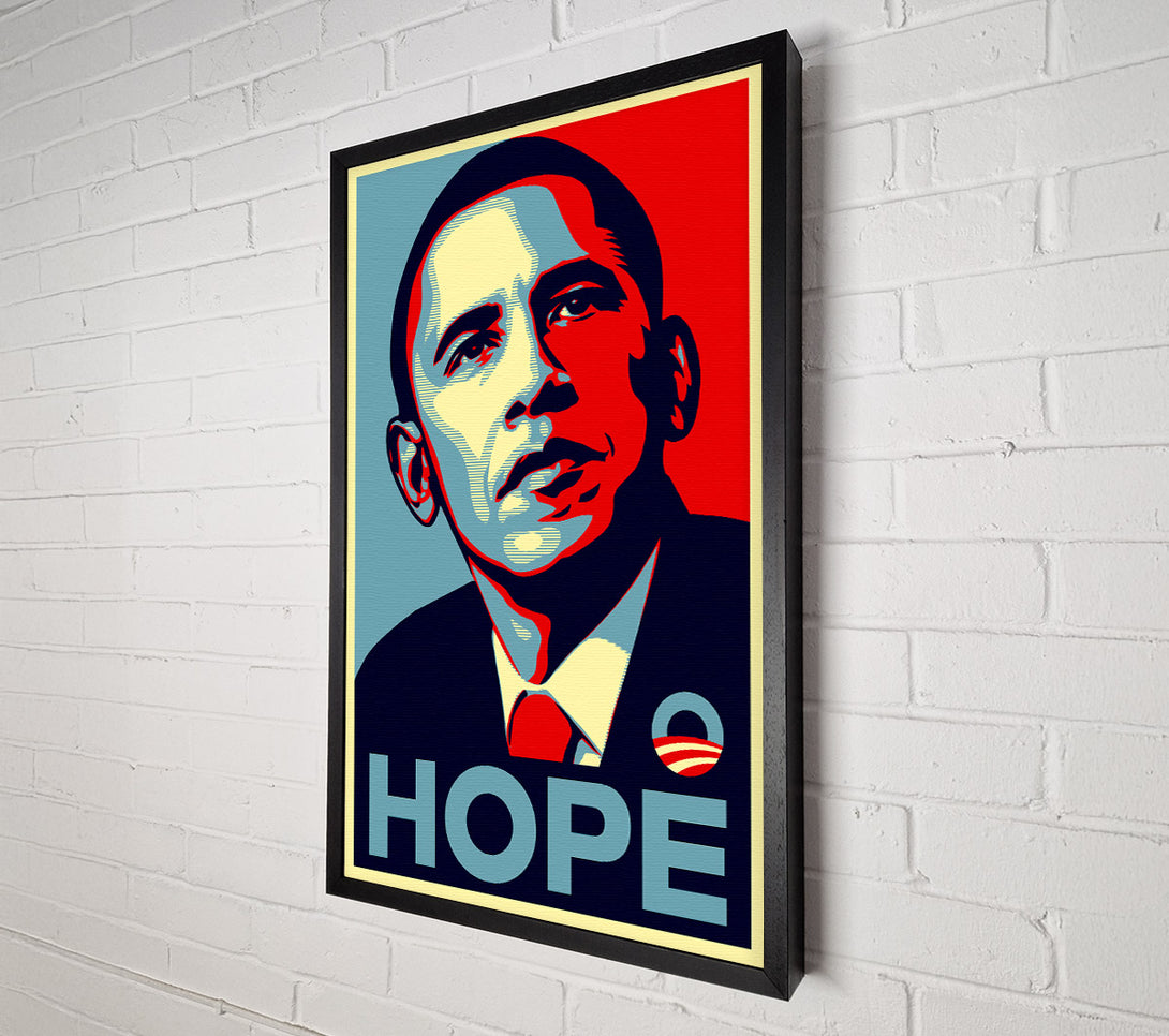  A Canvas Print of Banksy Obama Hope Canvas Wall Art