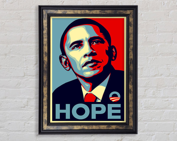 Obama Hope Framed Print