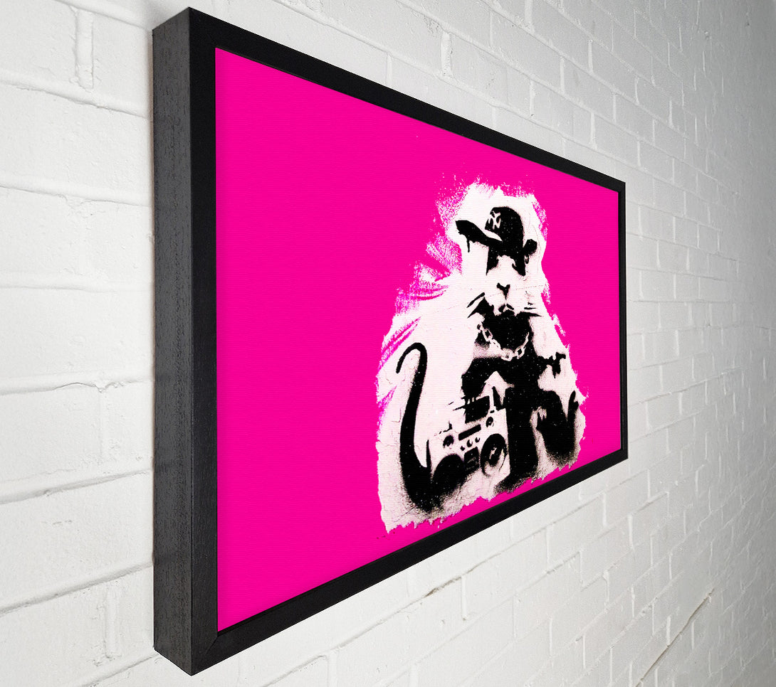  A Canvas Print of Banksy Pimp Rat Canvas Wall Art