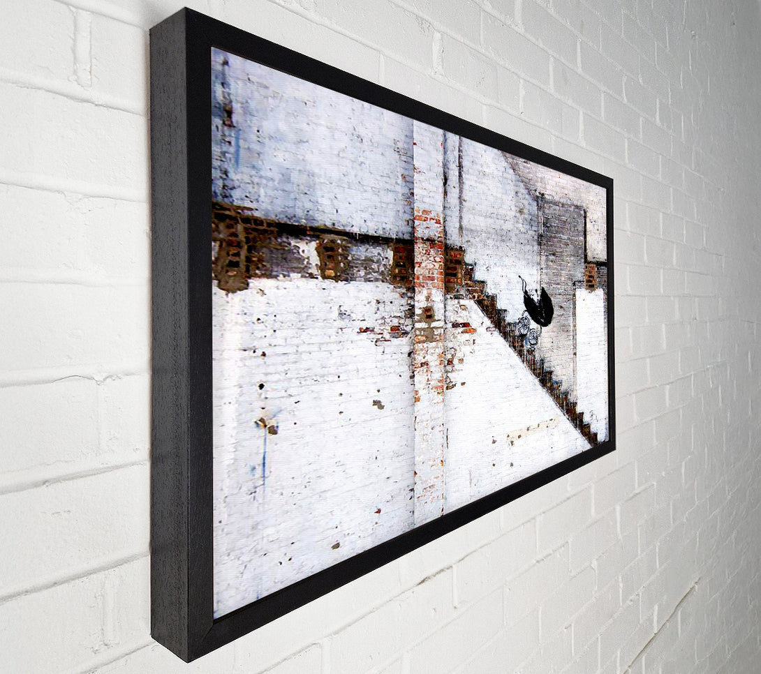  A Canvas Print of Banksy Pram Wars Canvas Print