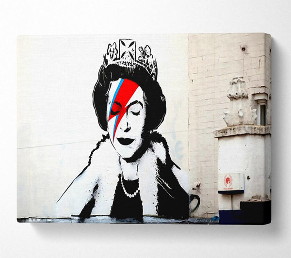  A Canvas Print of Banksy Queen Ziggy Canvas Print