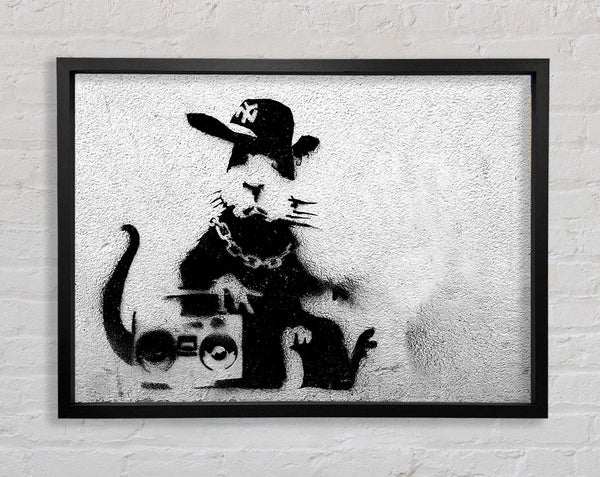 Banksy Rap Rat Framed Print