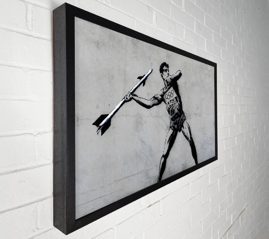  A Canvas Print of Banksy Rocket Launcher Canvas Wall Art