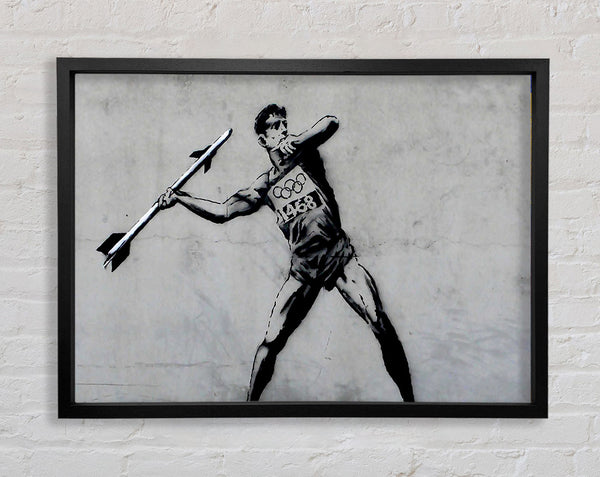 Banksy Rocket Launcher Framed Print