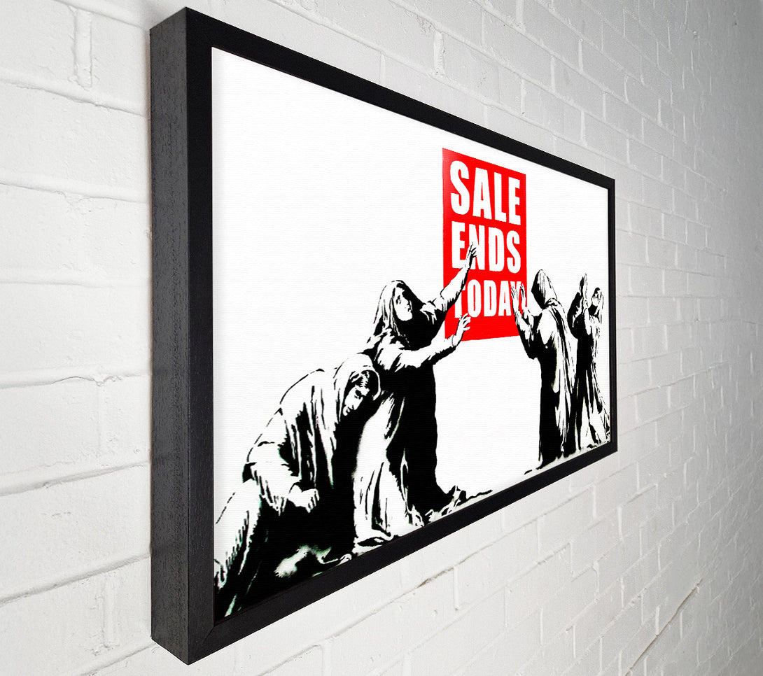  A Canvas Print of Banksy Sale Ends Today Canvas Art