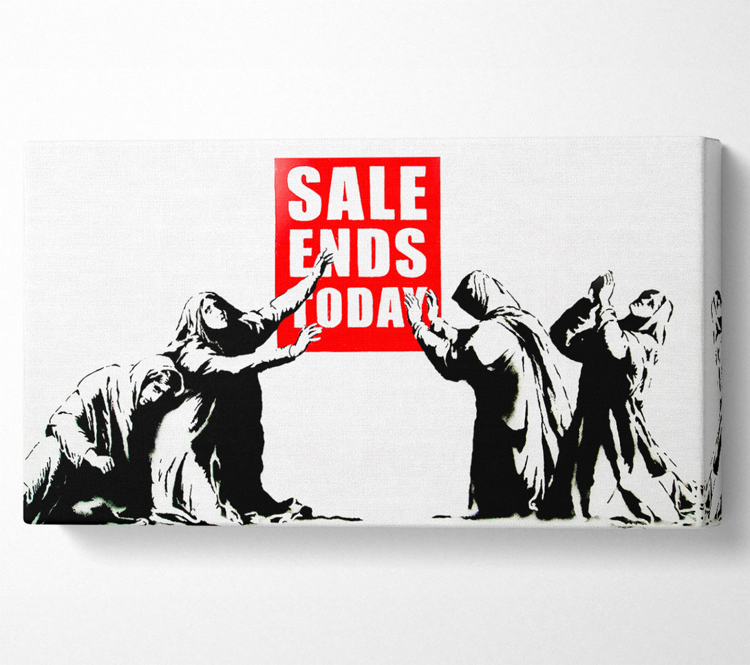  A Canvas Print of Banksy Sale Ends Today Canvas Art