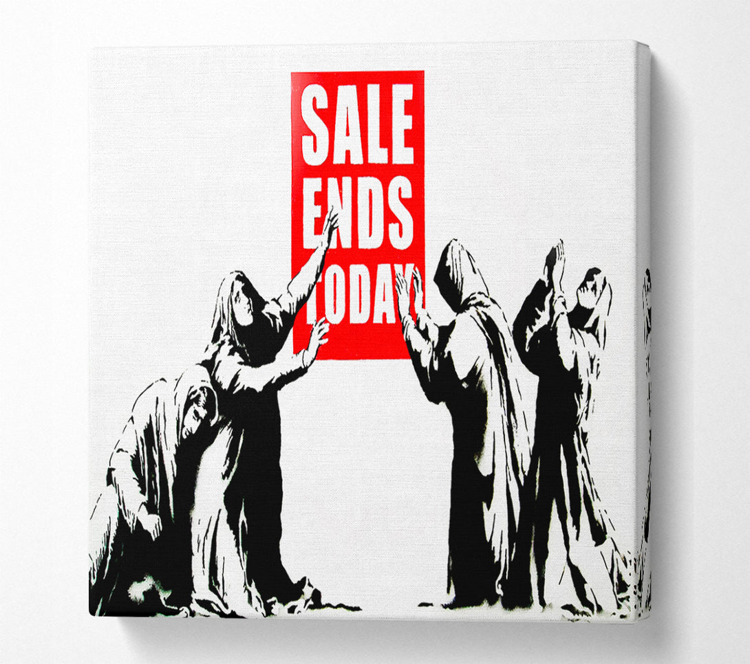  A Canvas Print of Banksy Sale Ends Today Canvas Art