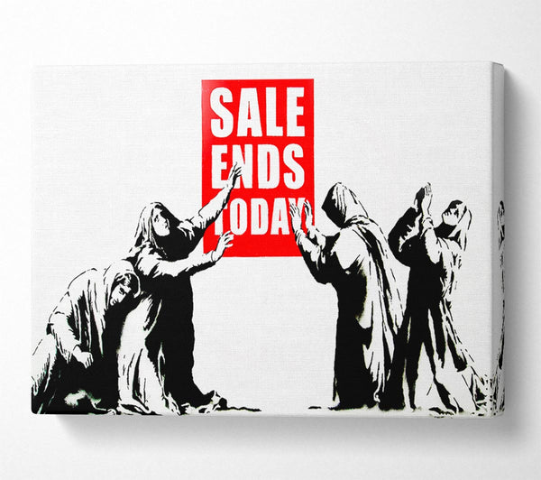  A Canvas Print of Banksy Sale Ends Today Canvas Art