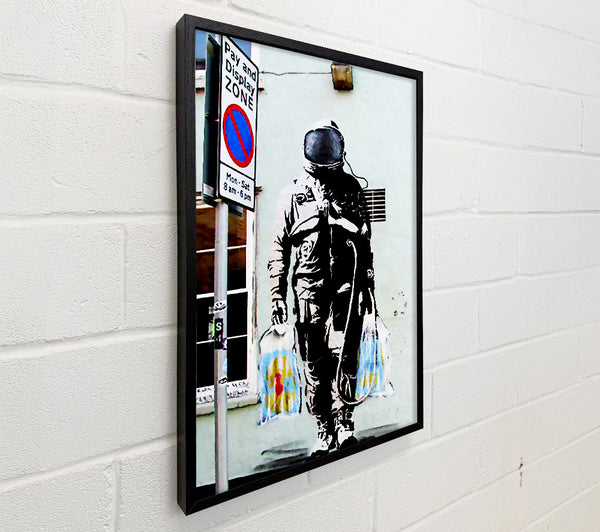 Banksy Shopping Bag Soldier