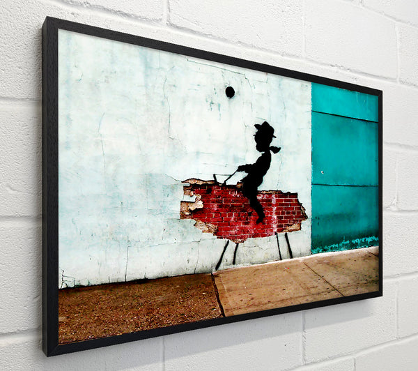 Banksy Texas Cowboy