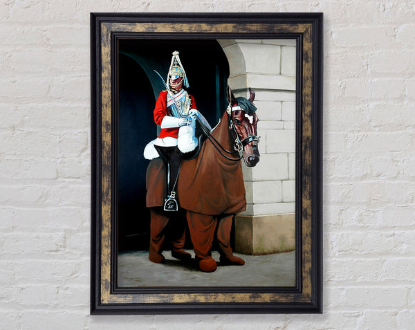 The Queens Guards Framed Print
