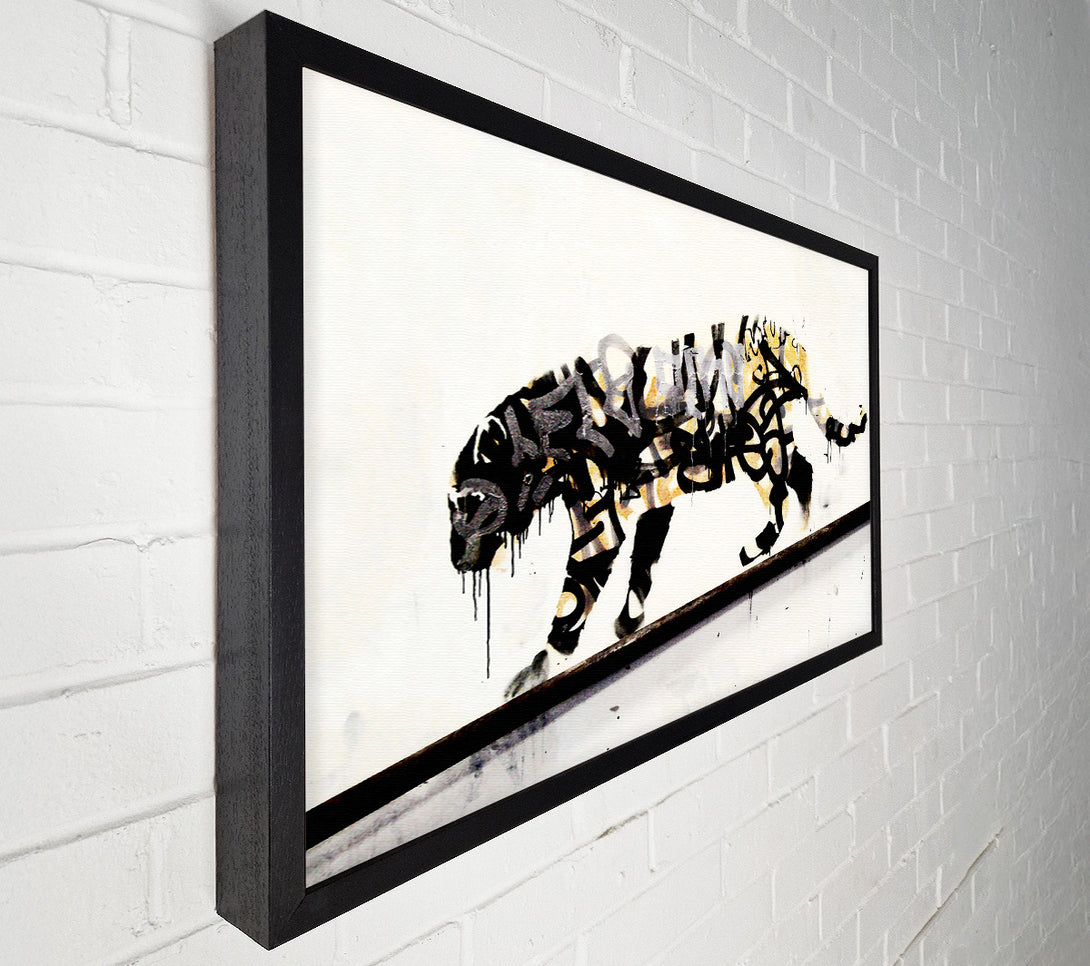  A Canvas Print of Banksy Tiger Canvas Print