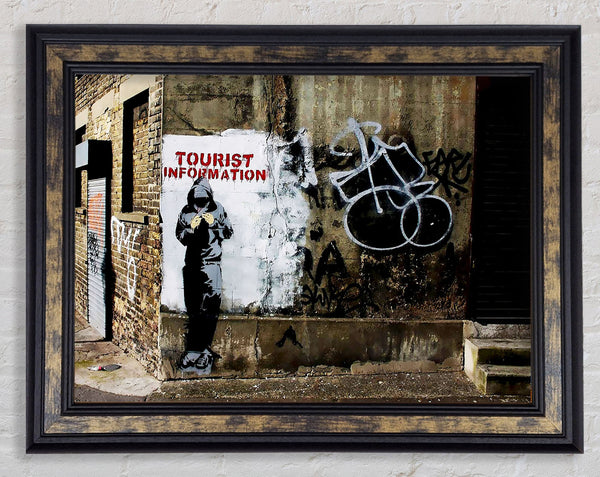 Tourist Information Framed Print