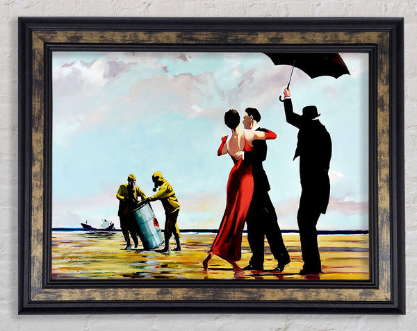 Toxic Waste Dance Framed Print