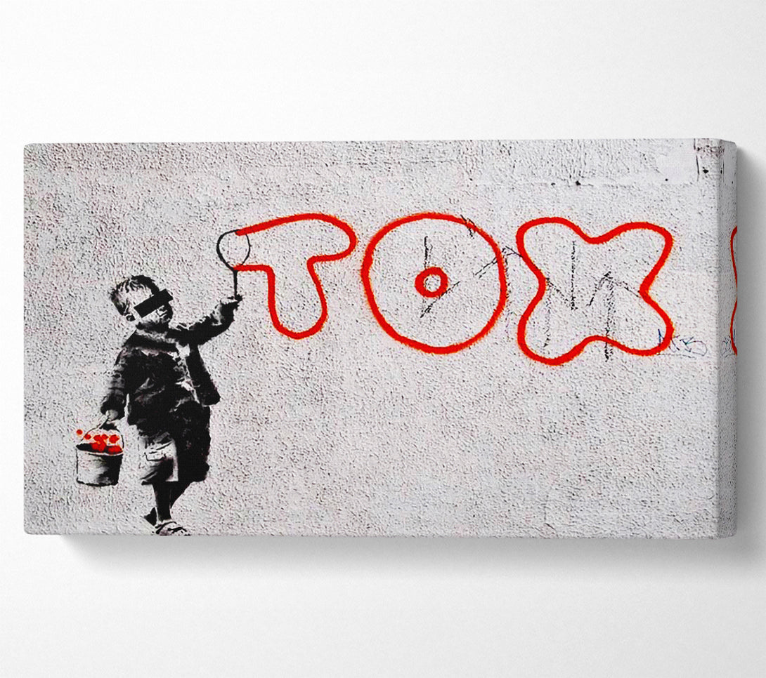  A Canvas Print of Banksy Toxic Canvas Art