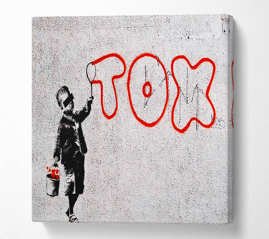 A Canvas Print of Banksy Toxic Canvas Art