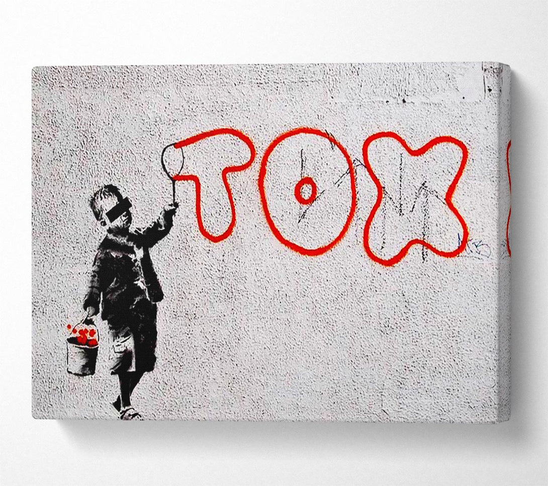  A Canvas Print of Banksy Toxic Canvas Art