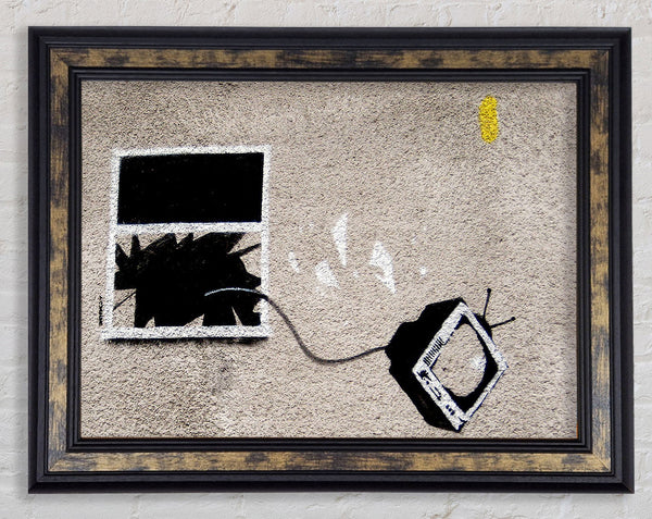 Tv Tantrum Framed Print