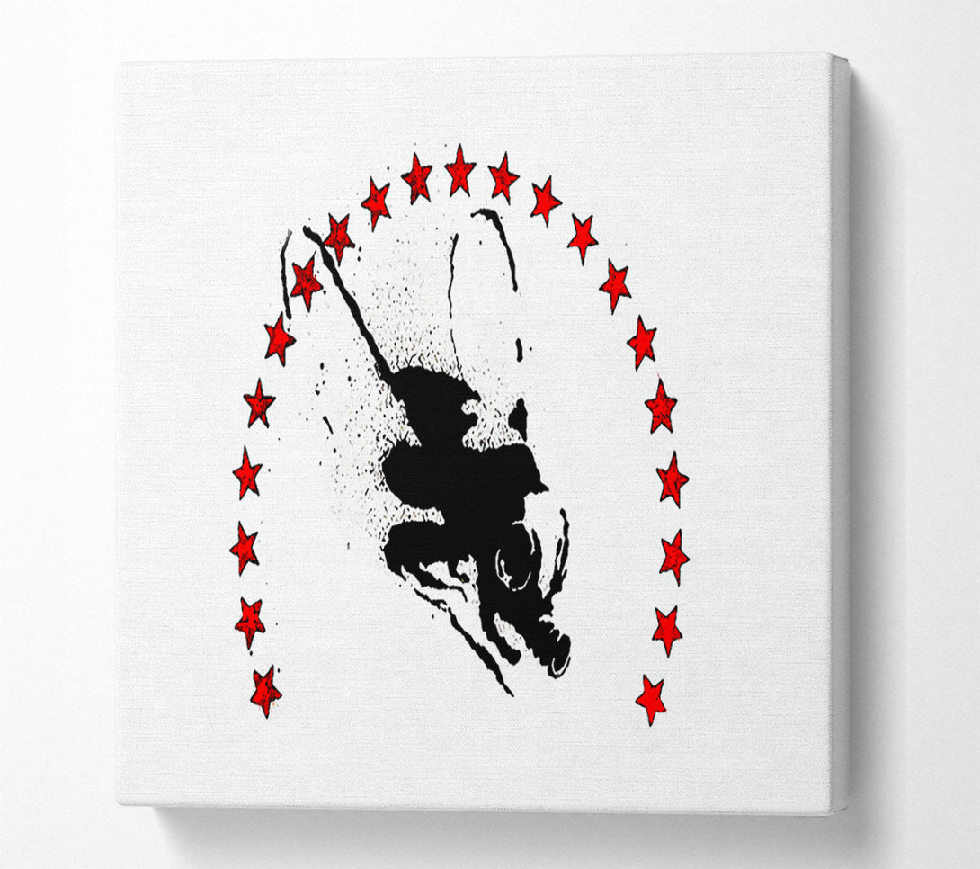  A Canvas Print of Banksy Wasp Bomber Canvas Print
