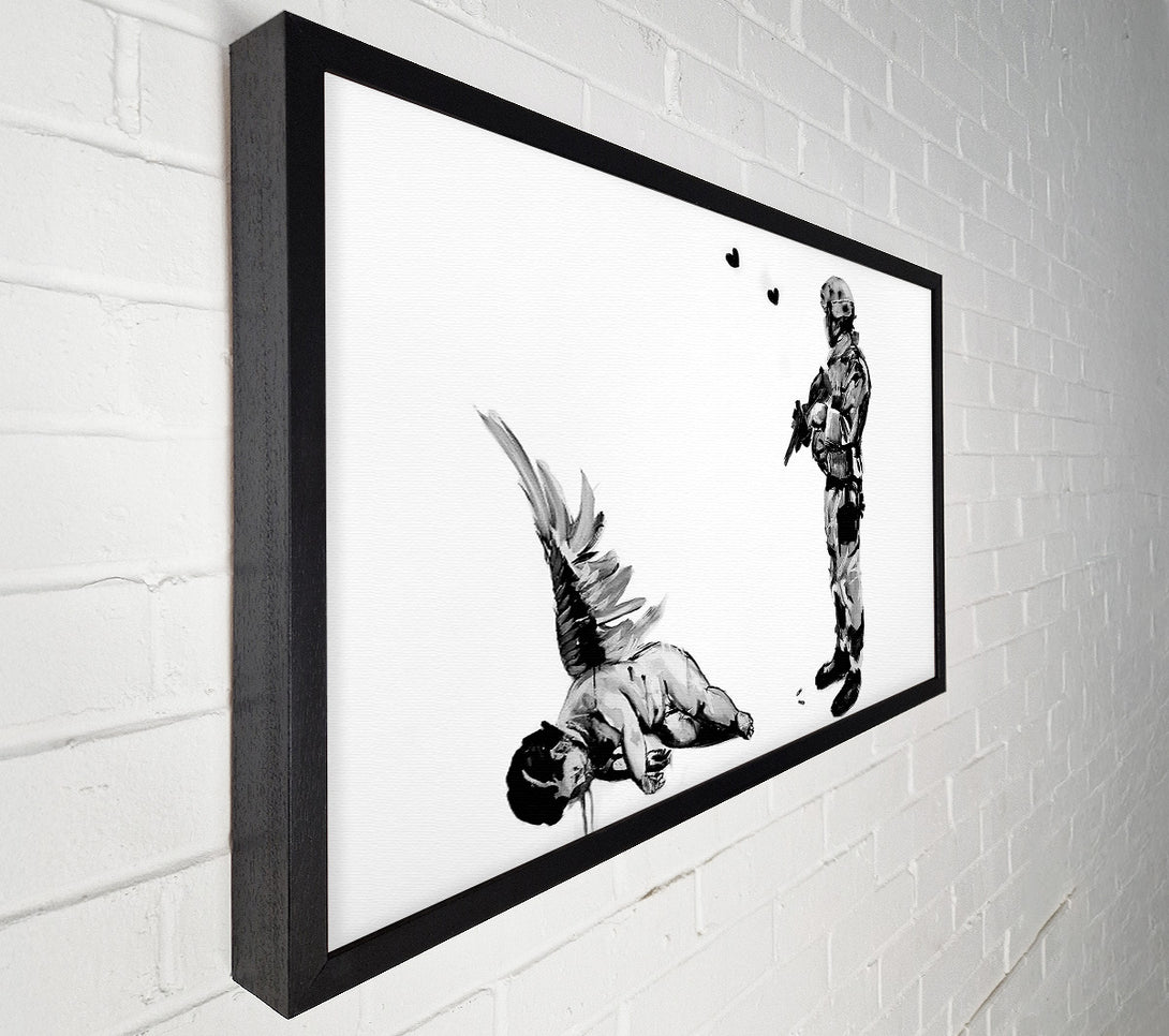  A Canvas Print of Banksy Who Killed Cupid Canvas Art