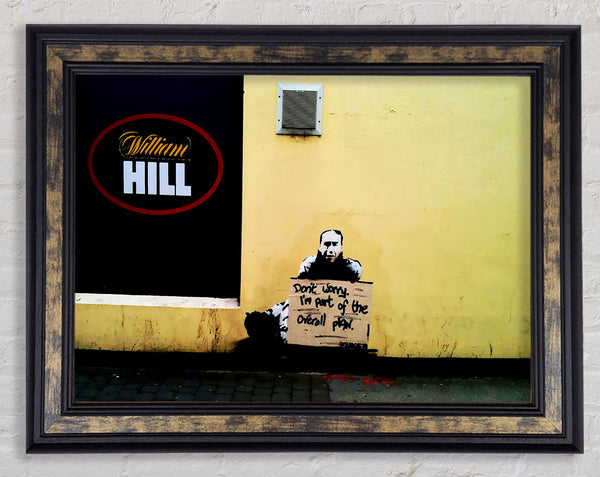 William Hill Plan Framed Print