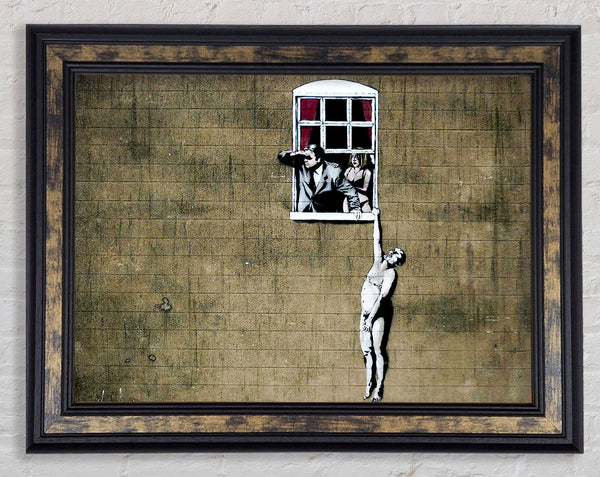 Window Lovers Original Framed Print