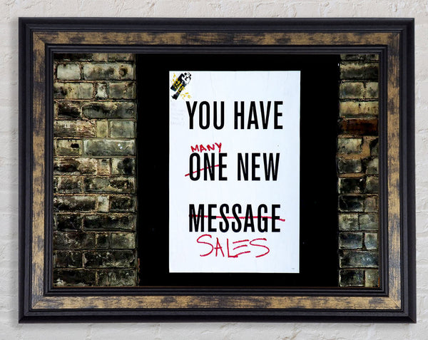 You Have Many New Sales Framed Print