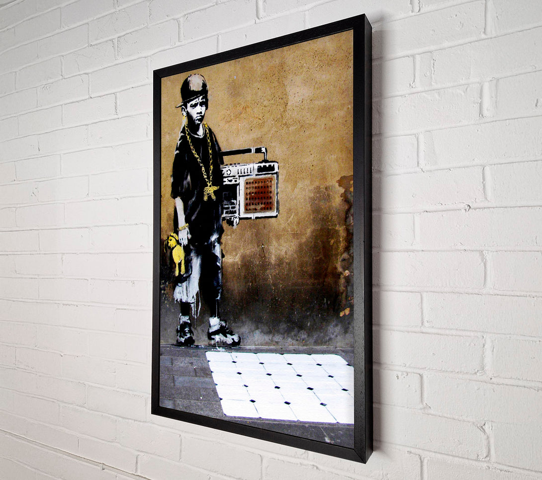  A Canvas Print of Banksy Societys Kids Canvas Print