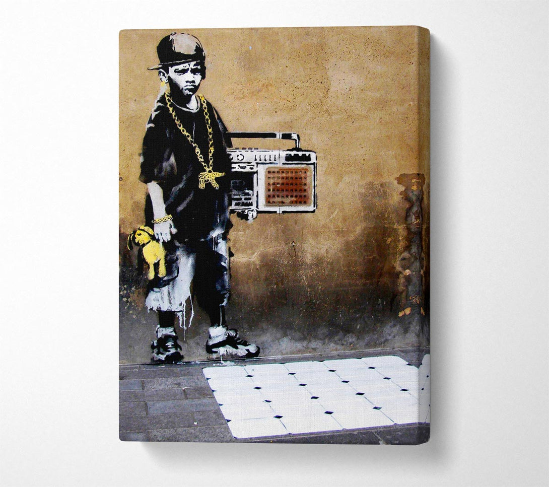 A Canvas Print of Banksy Societys Kids Canvas Print