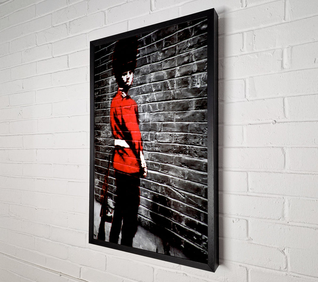  A Canvas Print of Banksy Beef Eater Canvas Wall Art