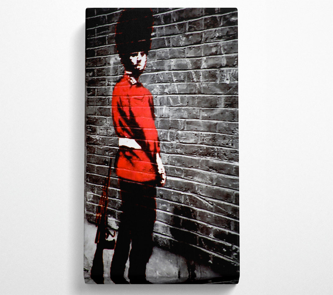  A Canvas Print of Banksy Beef Eater Canvas Wall Art
