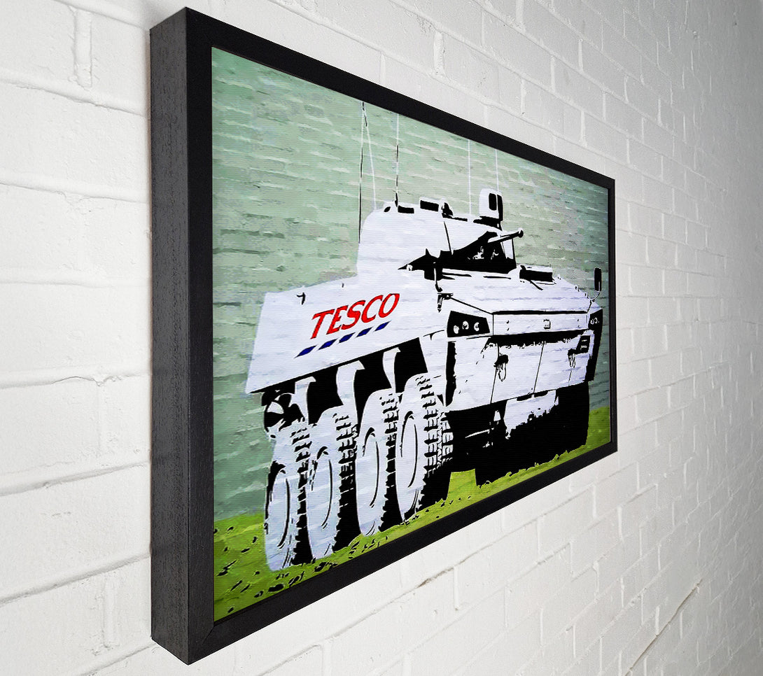  A Canvas Print of Banksy Tesco Army Canvas Wall Art