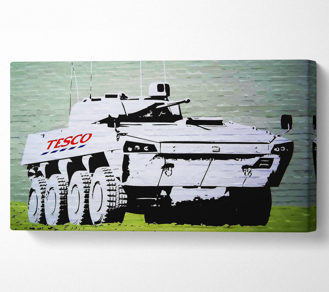  A Canvas Print of Banksy Tesco Army Canvas Wall Art