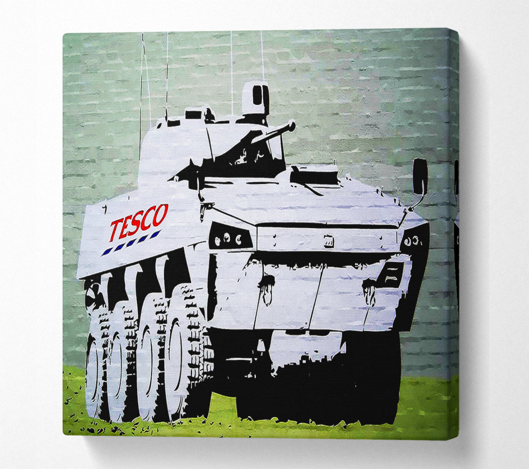  A Canvas Print of Banksy Tesco Army Canvas Wall Art