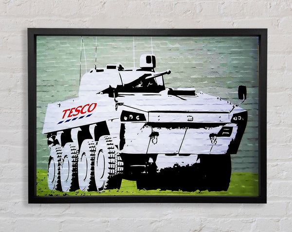 Banksy Tesco Army Framed Print